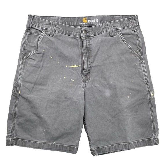 Carhartt Carpenter Shorts Men 36 Canvas Baggy Relaxed Workwear Y2k Outdoor Skate